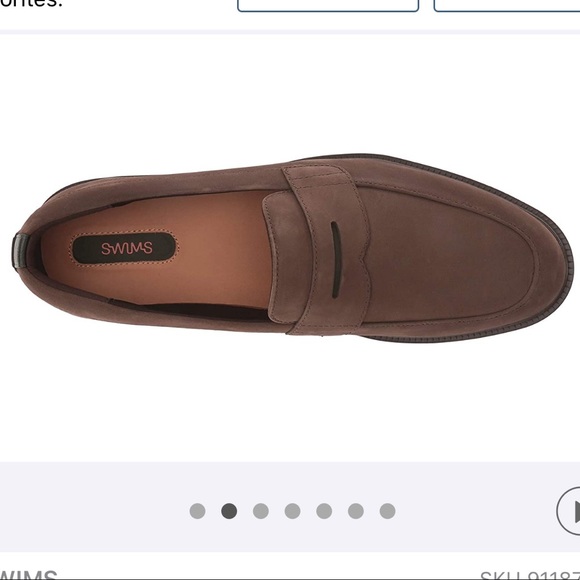 SWIMS Motion Penny Loafers - Brown/Olive - Picture 6 of 6